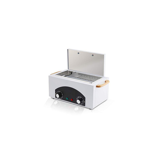 High Temperature Metal Tool Cleaning Box Dry Heat Sterilizer with Timer Manicure Pedicure SPA Salon Barber Equipment for Dentist Clinic Lab Sundry Bea