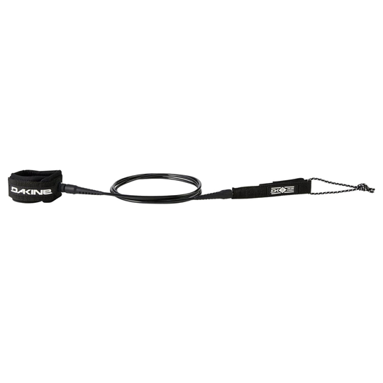 Dakine 6ft John John Florence Pro Comp Surfboard Leash - Black Carbon
