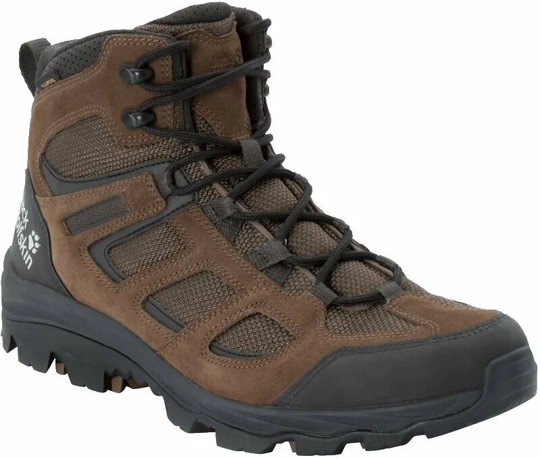 Jack Wolfskin Mens Outdoor Shoes Vojo 3 Texapore Mid Brown/Phantom 44,5