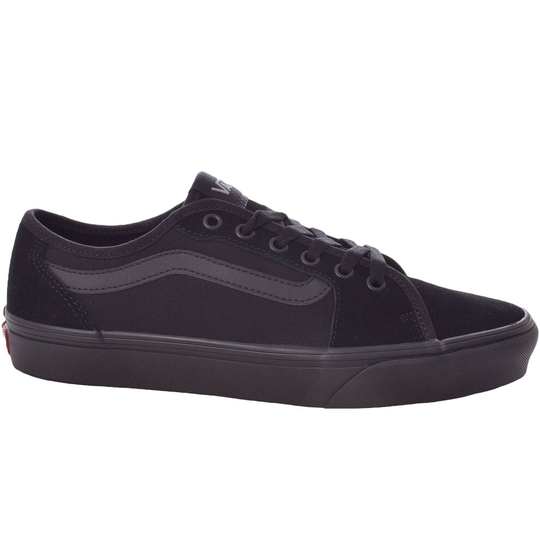 (9 UK, Black) Vans Mens Filmore Decon Suede Canvas Casual Trainers Sneakers