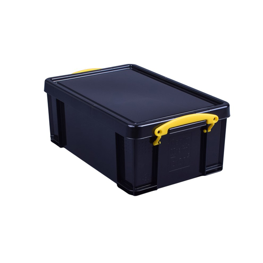 Really Useful Storage Box 9 Litre Solid Black