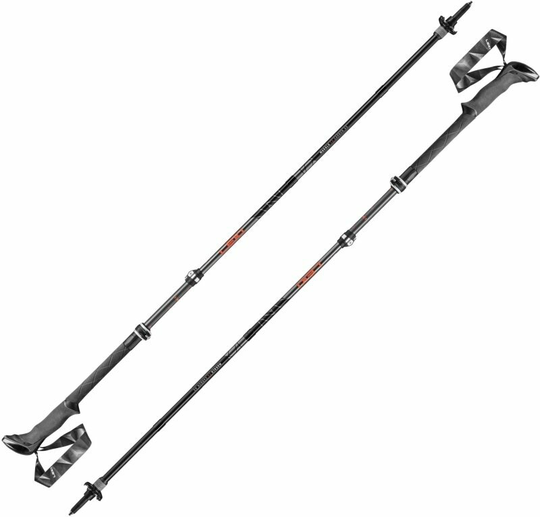 Leki Makalu FX Carbon AS Light Anthracite/Bright Red/Black 110 - 130 cm