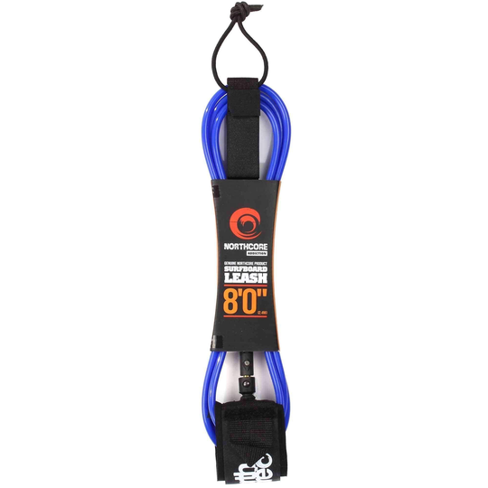 Northcore 8ft Surfboard Leash - Blue