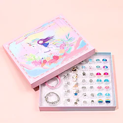 Cartoon Diy Hand Jewelry Gift Box Popular Children's Bracelet Necklace Beaded Blind Box Lightinthebox