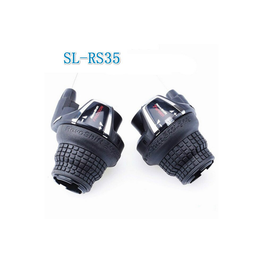 (3 x 7 Speed Shifter Set ) Shimano RevoShift SL-RS35 Twist Grip Shifter -3/6/7/21 Speeds