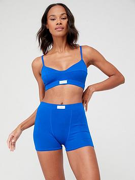 Tommy Jeans Femme Boxer Short - Blue