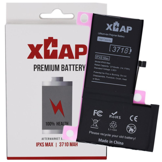XCAP | Extended Capacity (+10%) Battery Pack Replacement | iPhone XS Max | 3710mAh