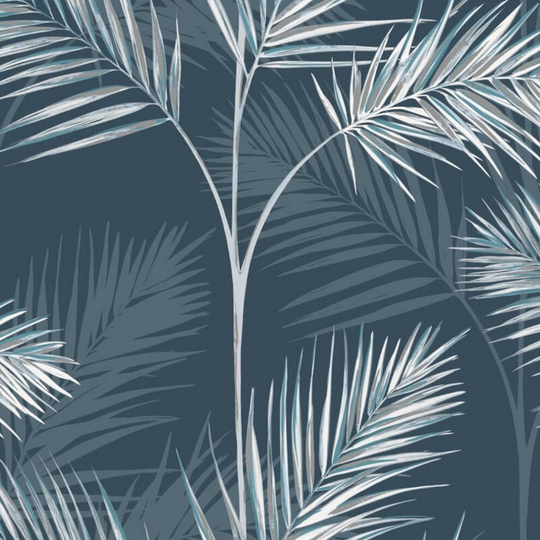 Fine Decor South Beach Navy Wallpaper FD42681