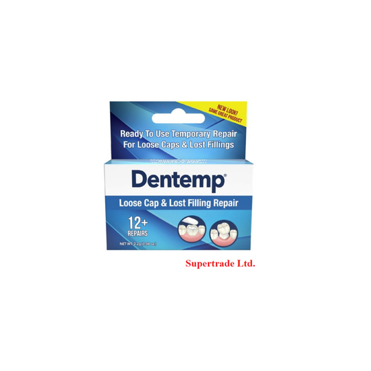 Dentemp One Step Repair Kit Repairs Loose Caps & Lost Fillings - 2.2g