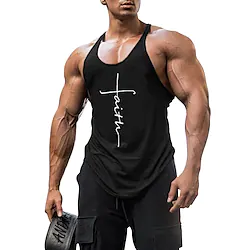 Men's Running Tank Top Sleeveless Tee Tshirt Athletic Breathable Quick Dry Moisture Wicking Gym Workout Running Active Training Sportswear Activewear Black Blue Army Green Lightinthebox