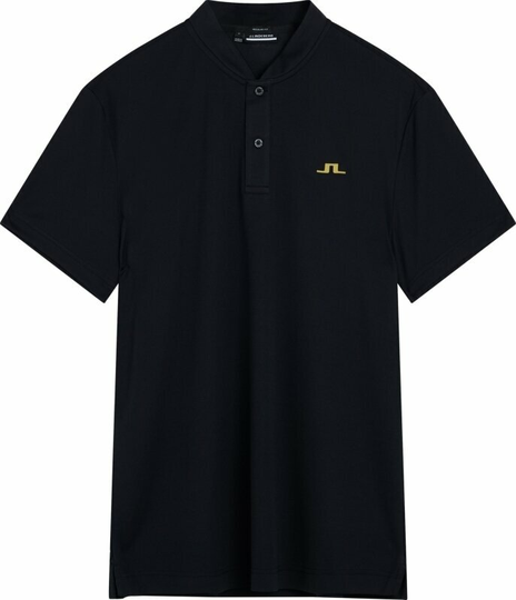 J.Lindeberg Bode Regular Fit Golf Polo Shirt Black M