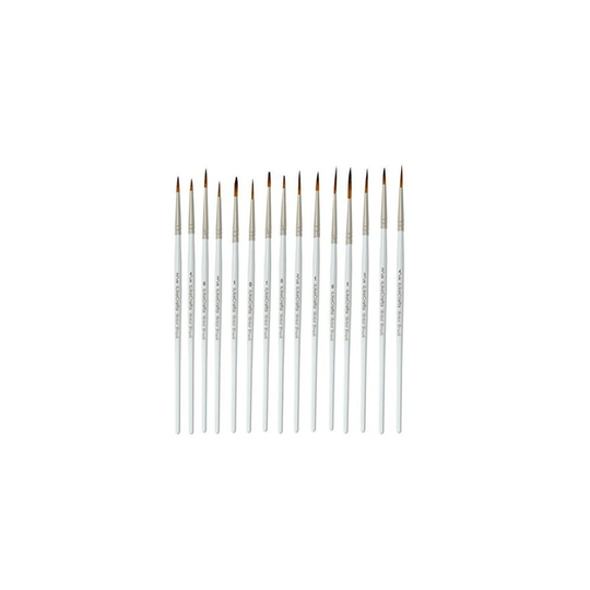 Extra Fine Detail Modelling Paint Brush Set - Set of 15