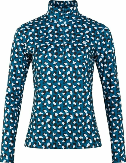 J.Lindeberg Ana Golf Mid Layer Moroccan Blue Animal L