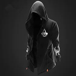 Retro Vintage Punk Gothic Hip Hop Street Style High Street Outerwear Men's Costume Vintage Cosplay Vacation Casual Daily Long Sleeve Coat Carnival Lightinthebox
