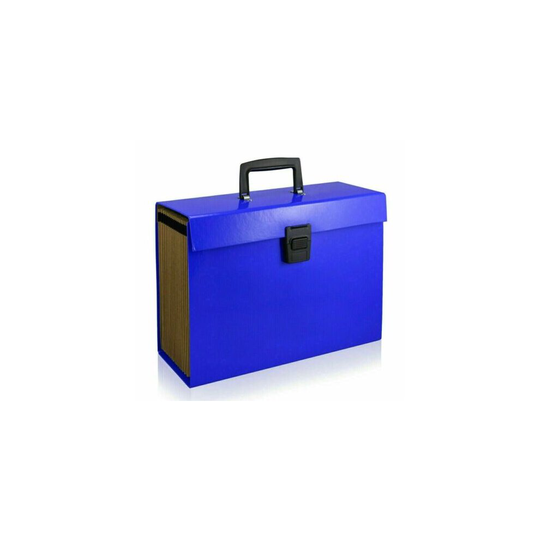 (19 pockets , blue) 19 or 13 Pocket Expanding A4 Box File Organiser Paper Documents Foolscap Folder