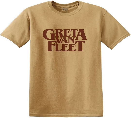 Greta Van Fleet T-Shirt Logo XL Old Gold