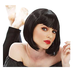 10 Short Straight Hair Flapper Cosplay Costume Bob Wig 1920s The Great Gatsby Cosplay Costume Short Straight Hair New Year's Eve Party Lightinthebox