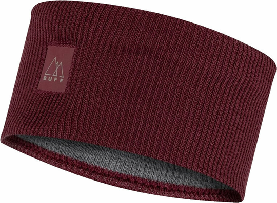 Buff CrossKnit Headband Solid Mahogany UNI
