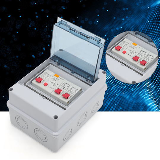 2 Way Caravan Garage Consumer Unit Enclosure Fuse Box