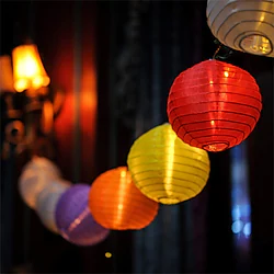 Solar Lantern String Lights Outdoor Waterproof 3m 20LED Decorative Lights Multicolor for Patio Garden Wedding Party Camping Bedroom Decor Lightinthebox