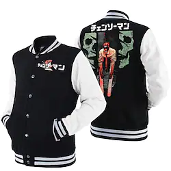 Inspired by Chainsaw Man Denji Outerwear Anime Coat For Men's Women's Unisex Adults' 3D Print Polyster Lightinthebox