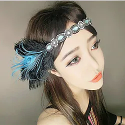 The Great Gatsby Charleston Retro Vintage 1950s 1920s Headpiece Masquerade Women's Costume Head Jewelry Vintage Cosplay Party / Evening Headwear Masquerade Lightinthebox