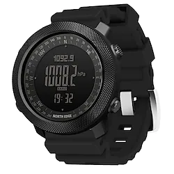NORTH EDGE Men's Sport Digital Watch Waterproof 50M Running Swimming Military Army Watches Altimeter Barometer Compass Led Digital Sporty Casual Outdoor Metal Silicone Lightinthebox