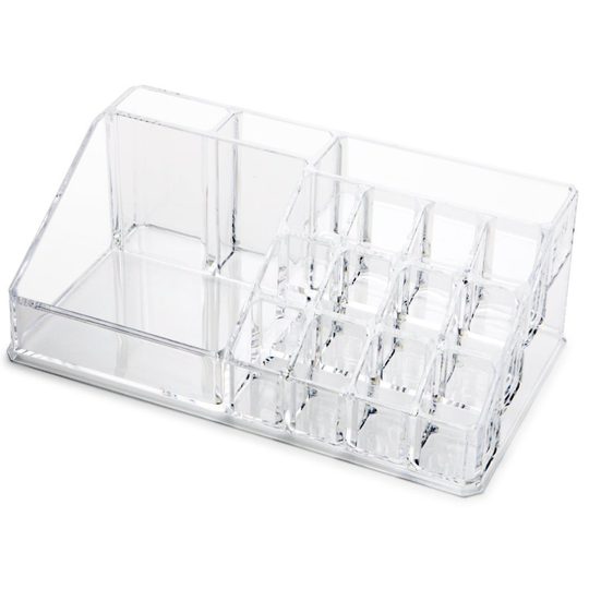 Clear Acrylic Cosmetic Organiser Makeup Lipstick Jewelry Display Box Tidy Case