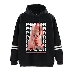 Inspired by Chainsaw Man Power Hoodie Cartoon Manga Anime Graphic Hoodie For Men's Women's Unisex Adults' Hot Stamping 100% Polyester Street Daily Lightinthebox