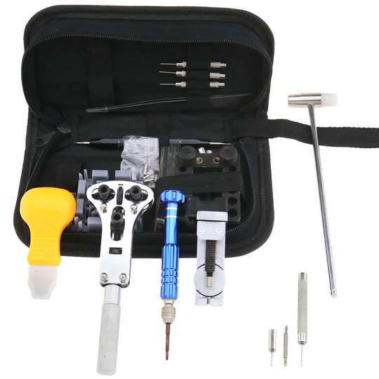 144 Pcs Watch Repair Tool Kit Case Opener Link Spring Bar Remover Watchmaker