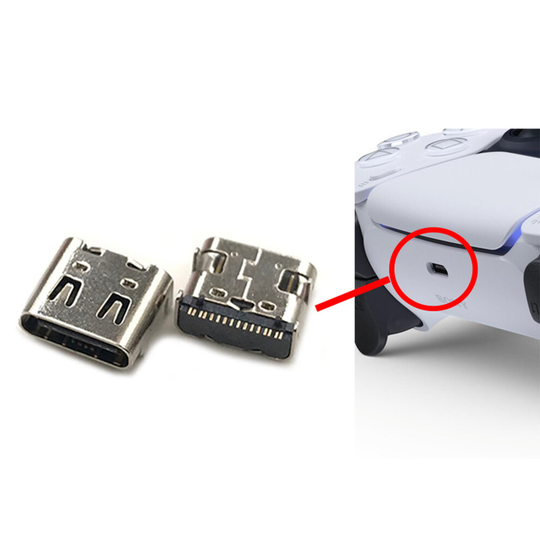 PS5 Controller USB Charging Port Socket Connector Jack Replacement