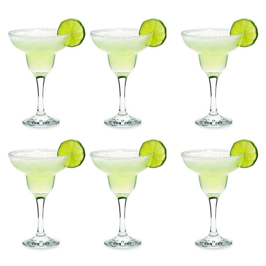 Margarita Cocktail Drinking Glasses In Gift Box - 300ml - x6
