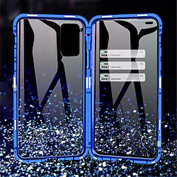 Magnetic 360 Metal Case For Samsung Galaxy S23 S22 S21 S20 Plus Ultra A72 A52 A32 S10 S10 Note 10 Double Sided Tempered Glass Case Cover Lightinthebox