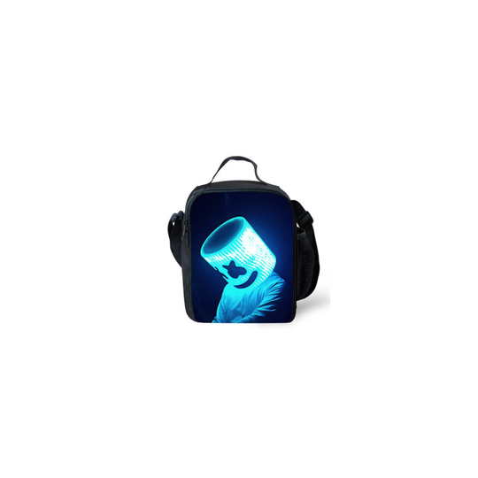 (7) Marshmello DJ thermal insulation rice bag school outdoor universal lunch box
