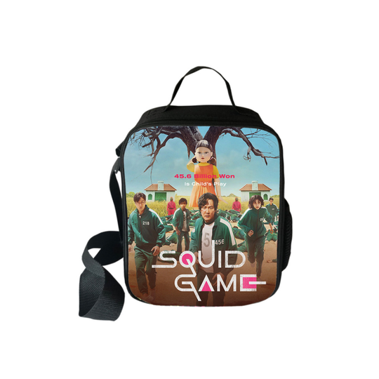 (15) Squid Game thermal insulation rice bag school outdoor universal lunch box