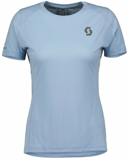 Scott Trail Run SS Womens Shirt Glace Blue L