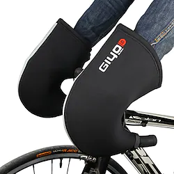 Winter Gloves Bike Gloves Cycling Gloves Mountain Bike Gloves Winter Full Finger Gloves Anti-Slip Thermal Warm Windproof Breathable Sports Gloves Mountain Bike MTB Outdoor Neoprene Rough Black Black Lightinthebox