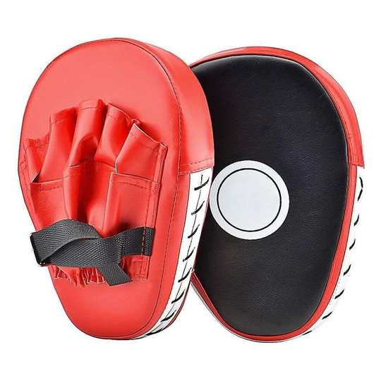 Cozyswan Punch Mitts, Focus Mitts PU Leather Boxing Pads Target Mitt Glove for Focus Training of Karate
