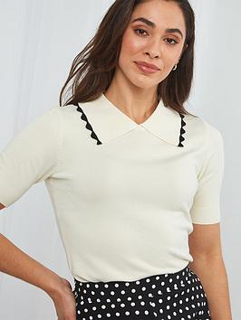 Joe Browns The Sandy Fine Knit Sweater - Ivory, Ivory, Size 14, Women