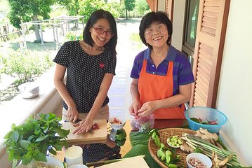 Private Home Cooking Lesson in Hosts Garden outside Bangkok