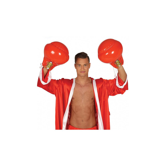 boxing gloves inflatable red one-size