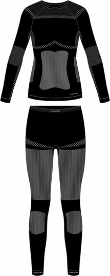 Viking Thermal Underwear Ilsa Lady Set Thermal Underwear Black/Grey M