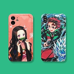 Demon Slayer: Kimetsu no Yaiba Phone Case For Apple Back Cover Dustproof Shockproof Graphic TPU Lightinthebox