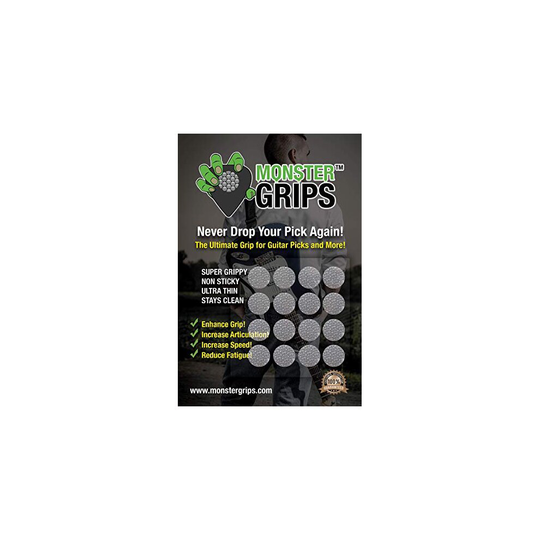Monster Grips - The Ultimate Grip for Guitar Picks and More!