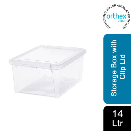 SmartStore Storage Box with Clip Lid for Home, 15