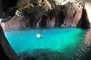 "Los Coyotes " Waterfall swimming & Canoe Rafting tour
