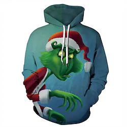 Snowman Grinch Ugly Christmas Sweater / Sweatshirt Hoodie Men's Women's Christmas Christmas Carnival Masquerade Christmas Eve Adults Party Christmas Polyester Top Lightinthebox