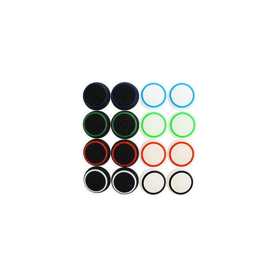 Pack of 16pcs Thumb Grip Thumbstick Noctilucent Sets for PS2, PS3, PS4, Xbox 360, Xbox One Controller by SuperStore_Electronics