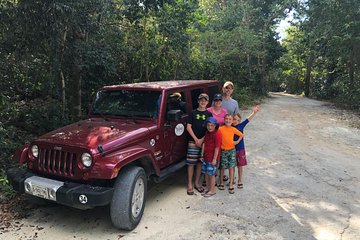 Mayan Jungle Jeep to Jade Cavern Cenote and Snorkel Adventure
