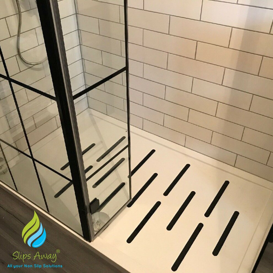 Non Slip Bath Shower Tray Safety Strong Stickers- Textured Grips to protect against Falls